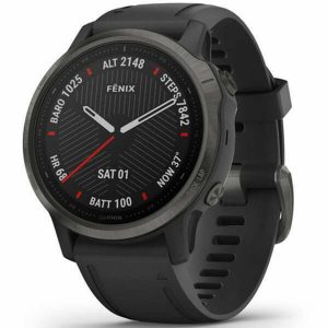 fēnix 6S - Carbon Gray DLC with Black Band