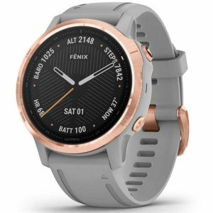 fēnix 6S - Rose Gold-tone with Powder Gray Band