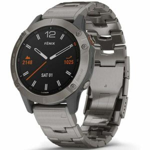fēnix 6 - Titanium with Vented Titanium Bracelet