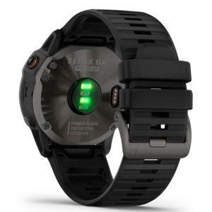 fenix 6 Pro Solar, Ti, Carbon Gray DLC w/ Ti DLC Band