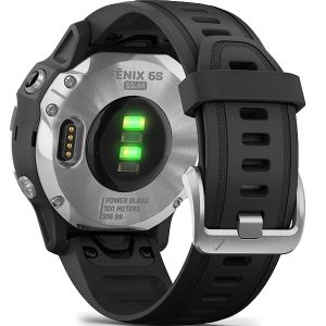 Спортивные часы Garmin Fenix 6S Solar Silver/Black