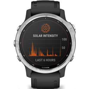Спортивные часы Garmin Fenix 6S Solar Silver/Black