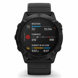 fēnix 6X - Black with Black Band