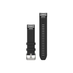 MARQ QuickFit 22m Black Silicone Strap