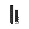 MARQ QuickFit 22m Black Silicone Strap