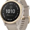 fenix 6S Pro Solar, Lt. Gold w/ Lt. Sand Band