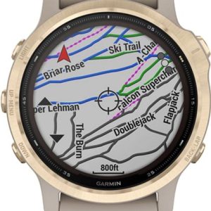 fenix 6S Pro Solar, Lt. Gold w/ Lt. Sand Band