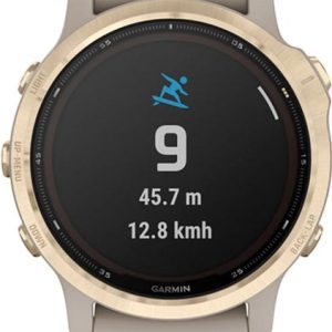 fenix 6S Pro Solar, Lt. Gold w/ Lt. Sand Band