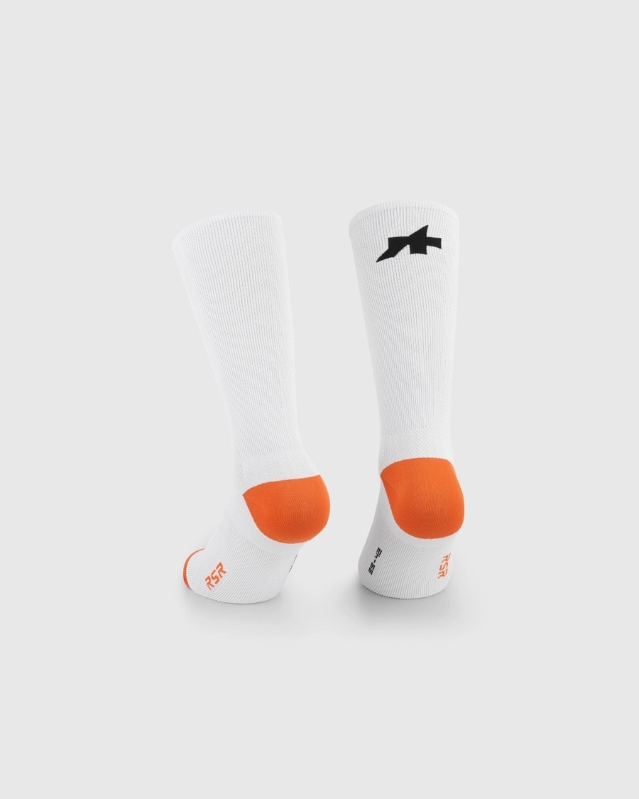 Шкарпетки ASSOS RSR Socks S11 White Series - Зображення 2