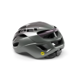 Шолом MET Rivale Mips CE Opal Gray Glossy для шосейного велоспорту ззаду