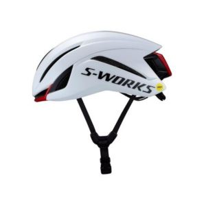 Аеродинамічний шолом Specialized S-Works Evade 4 White/Red для шосейного велоспорту