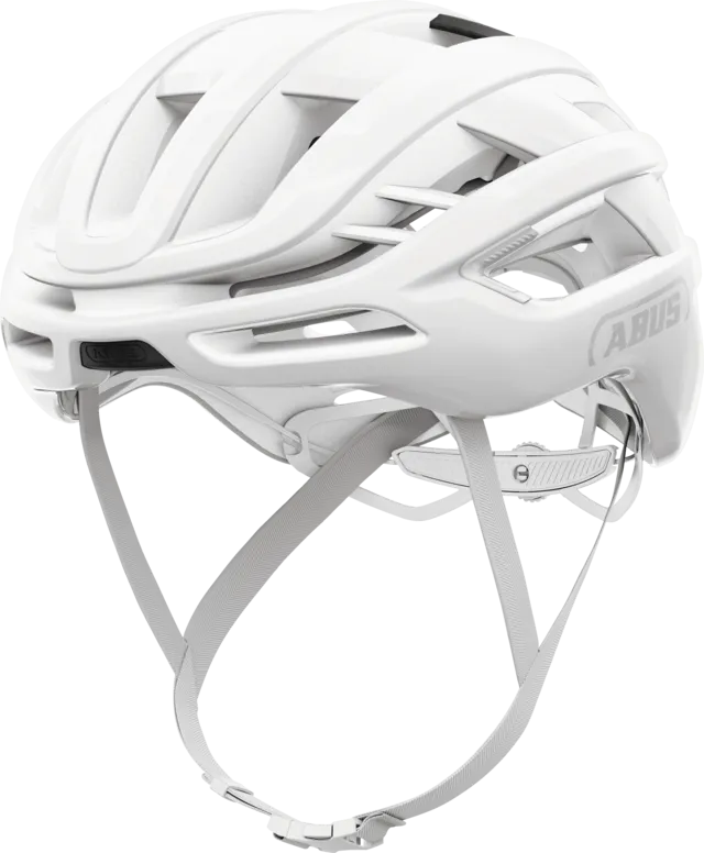 Професійний шосейний шолом ABUS Airbreaker 2.0 Pure White для велоспорту