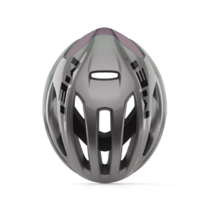 Шолом MET Rivale Mips CE Opal Gray Glossy для шосейного велоспорту згори
