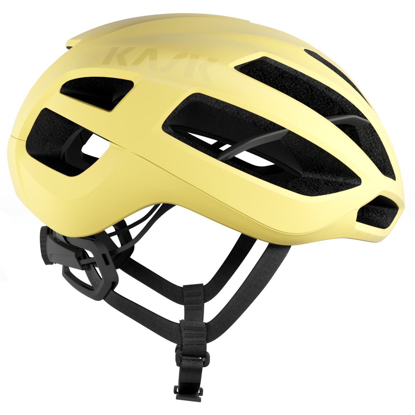 Шолом KASK Protone Icon WG11 Celestial Yellow Matt для шосейного велоспорту, вид з правого боку