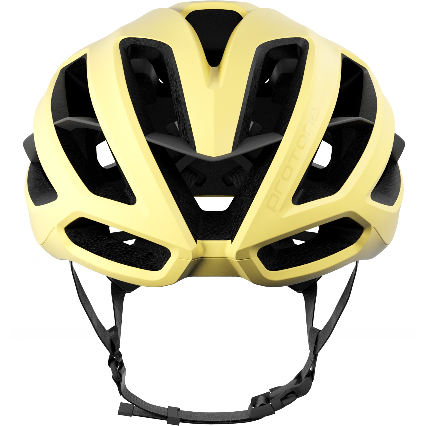 Шолом KASK Protone Icon WG11 Celestial Yellow Matt для шосейного велоспорту, з переду