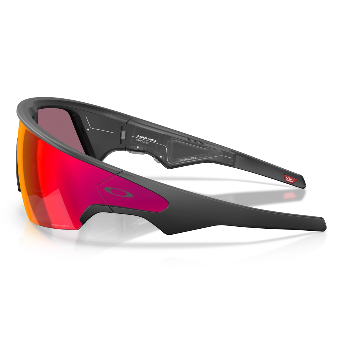 Спортивні смарт-окуляри Oakley Meta Vanguard Black Frame Prizm Road із вбудованою камерою