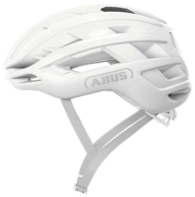 Професійний шосейний шолом ABUS Airbreaker 2.0 Pure White для велоспорту