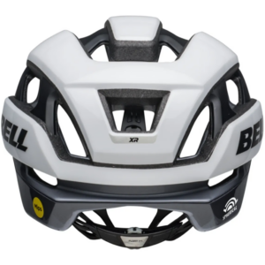 Шолом Bell XR Spherical White/Black із технологією Mips для шосе та gravel, ззаду