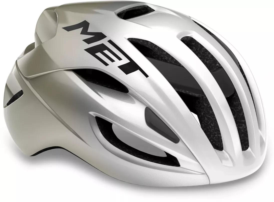 Шолом MET Rivale Mips CE Silver Gray Glossy для шосейних тренувань