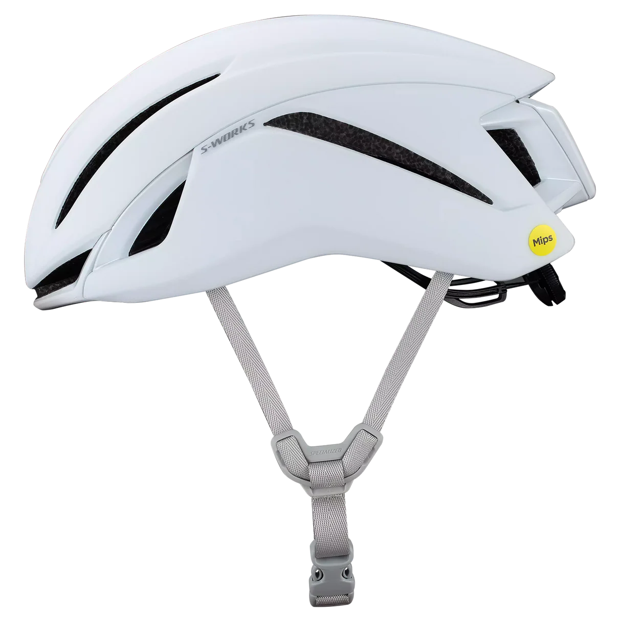 Аеродинамічний велосипедний шолом Specialized S-Works Evade 4 у кольорі Matte White