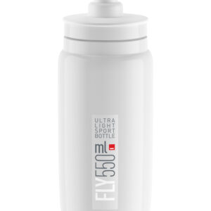 Фляга ELITE FLY білий з сірим лого 550 мл