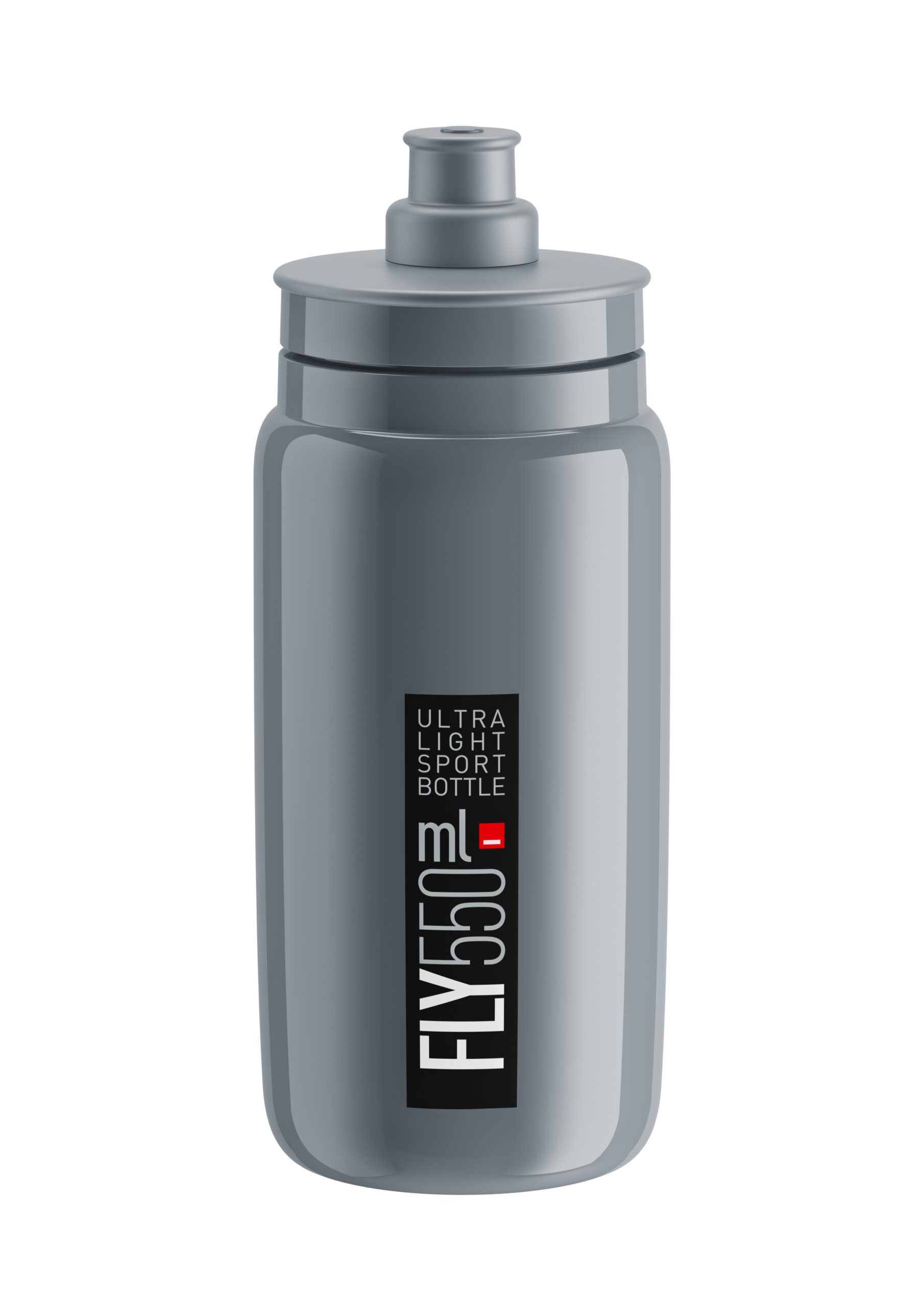 Фляга ELITE FLY сіра з чорним лого 550 мл