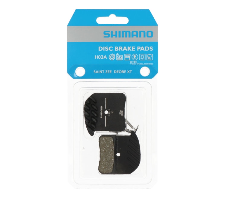 Гальмівні колодки Shimano H03A+радіатор, полімер/resin