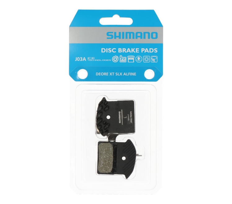 Гальмівні колодки Shimano J03А+радіатор, полімер/resin