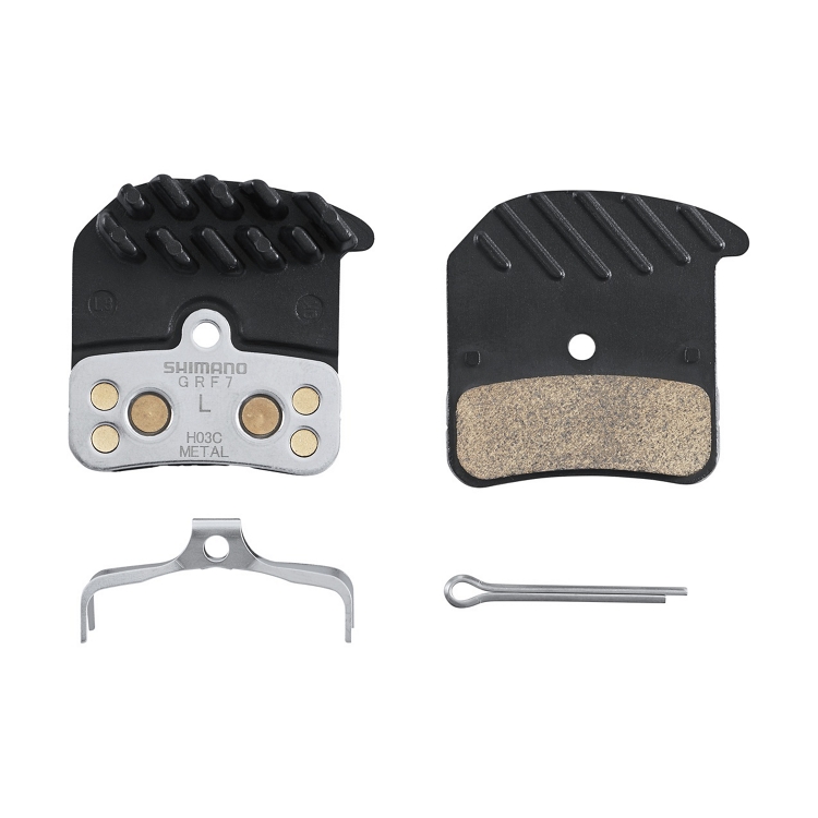 Гальмівні колодки Shimano H03C +радіатор XT/SAINT/ZEE, метал