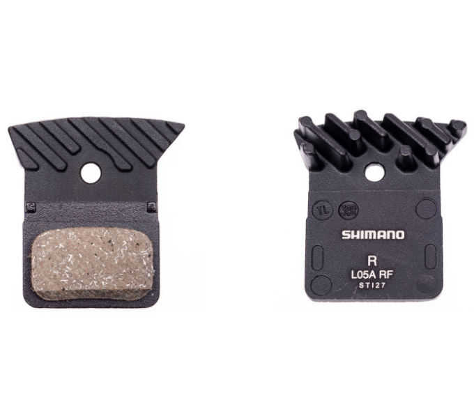 Гальмівні колодки Shimano L05A-RF +радіатор, полімер/resin