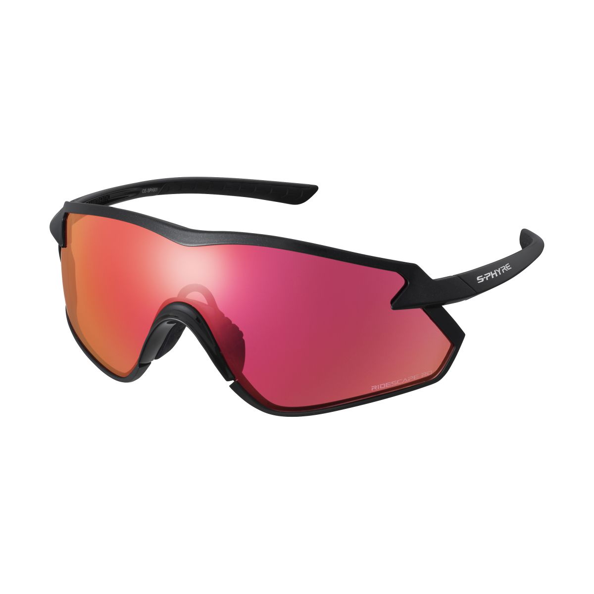 Окуляри SHIMANO S-PHYRE ROAD, чорний металік