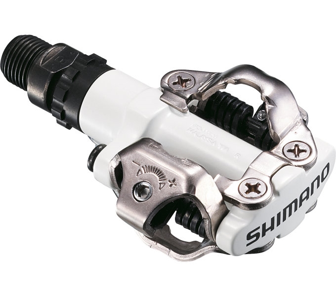 Педалі Shimano PD-M520, SPD, білі