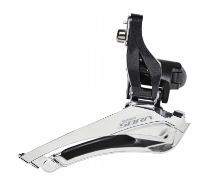 Перемикач передній Shimano FD-3000 SORA, 2X9, хомут 34.9мм (31.8/28.6мм адапт)