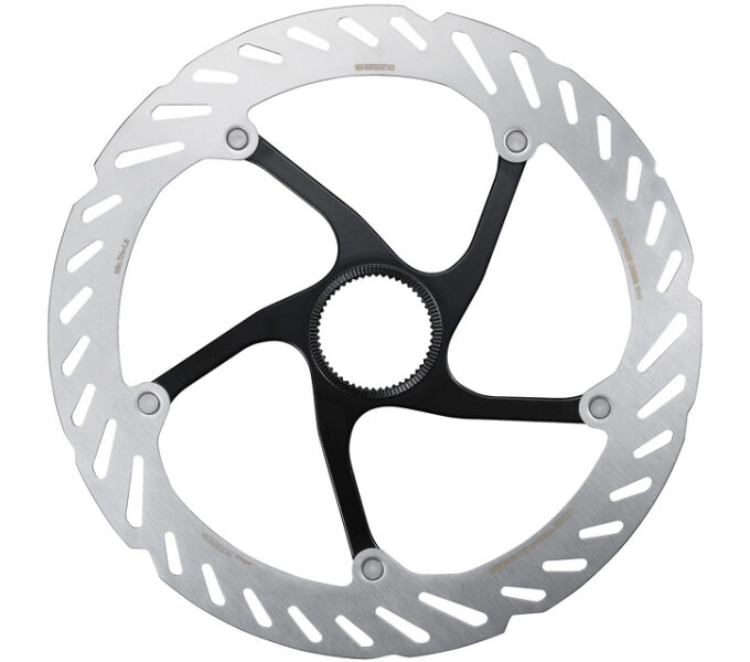 Ротор Shimano RT-CL700-L-E, 203мм, ICE TECH, CENTER LOCK, гайка з зовнішніми зачепами