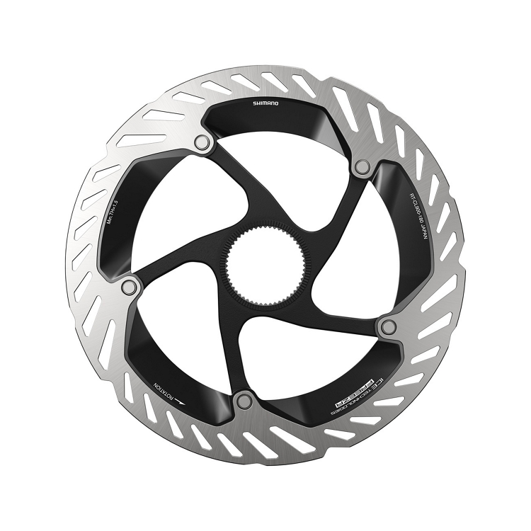 Ротор Shimano RT-CL900-M-E, 180мм, ICE TECH FREEZA CENTER LOCK, гайка з зовнішніми зачепами