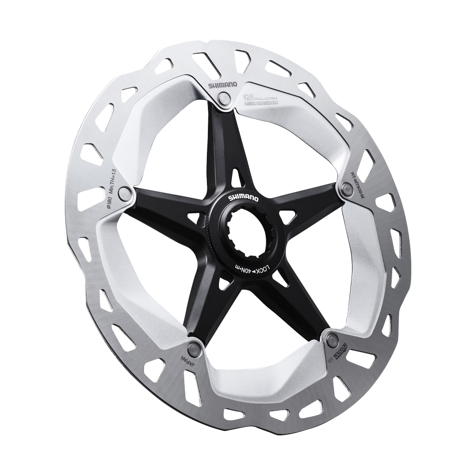 Ротор Shimano RT-MT800-M-E, 180мм, ICE TECH FREEZA CENTER LOCK, гайка з зовнішніми зачепами