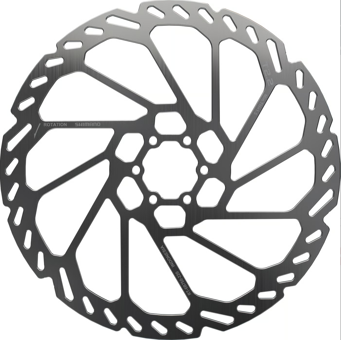 Ротор Shimano RT-6B750 2,2мм, 200мм, монтаж 6 болтів.