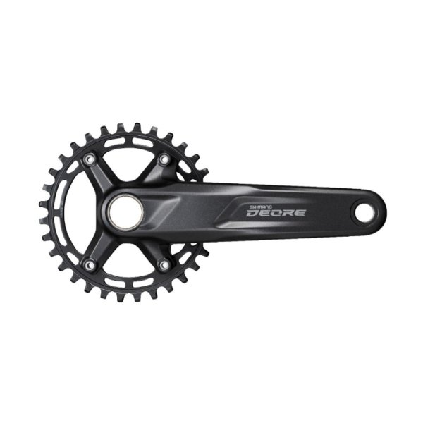 Шатуни Shimano FC-M5100-1 DEORE, інтегрована вісь, 170мм 32T, CL-52мм без каретки, OEM