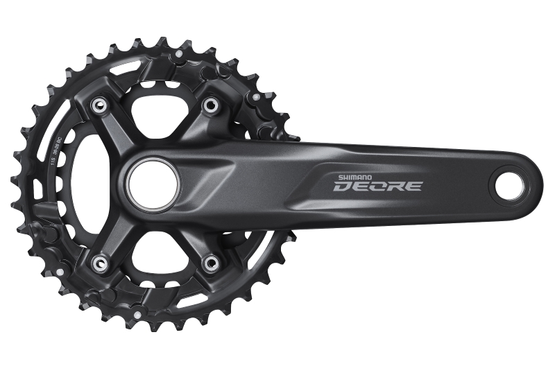 Шатуни Shimano FC-M5100-2 DEORE, інтегрована вісь, 175мм 36x26 11-шв. CL-48.8мм без каретки
