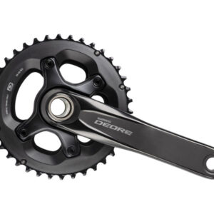 Шатуни Shimano FC-M6000-2 DEORE, інтегрована вісь, 175мм 38X28 10-шв. CL-48,8мм, без каретки