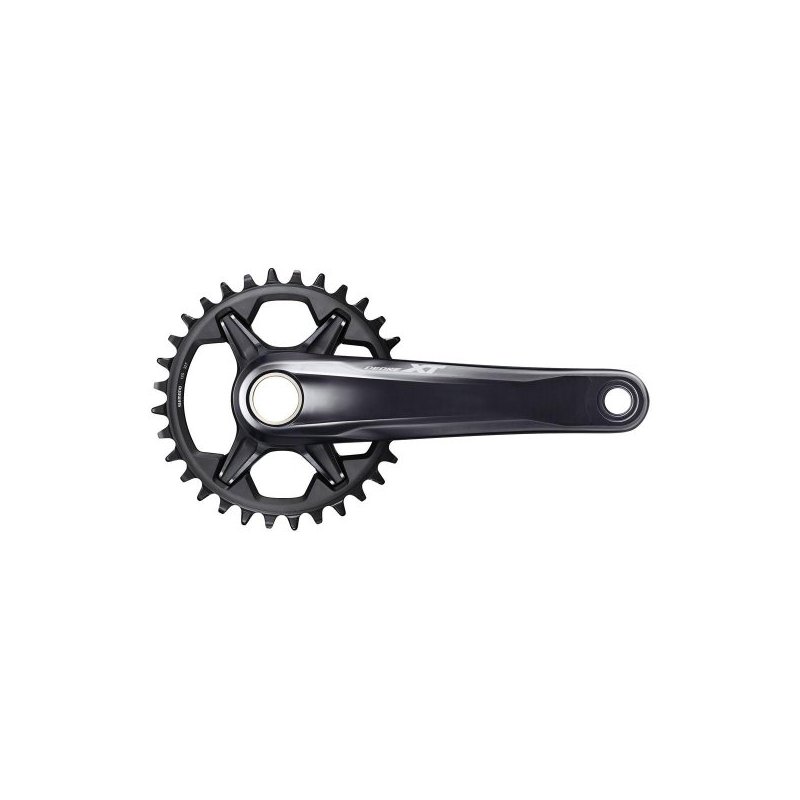 Шатуни Shimano FC-M8120-1 DEORE XT, Hollowtech II 170мм, 34з, CL-55мм без каретки, OEM