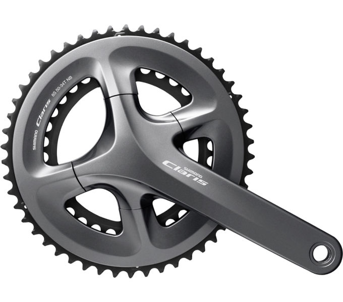 Шатуни Shimano FC-R2000 CLARIS, 170мм, інтегрована вісь 50Х34, без каретки