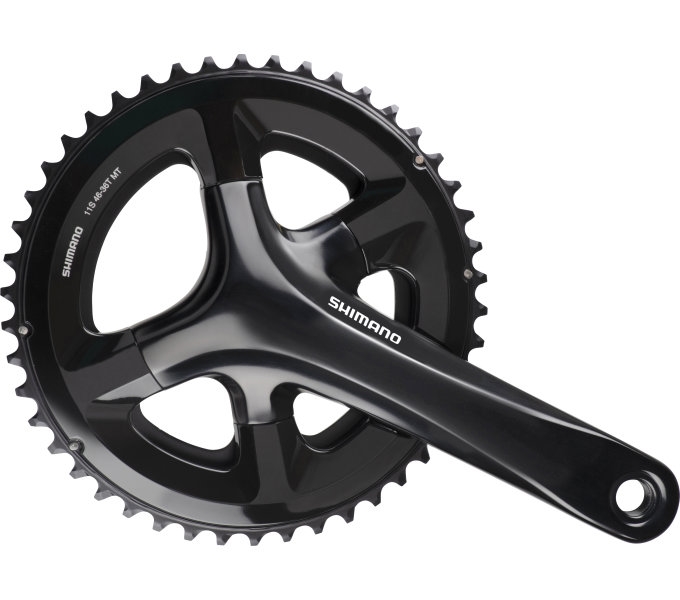 Шатуни Shimano FC-RS510, 175мм 46Х36, інтегрована вісь, без каретки