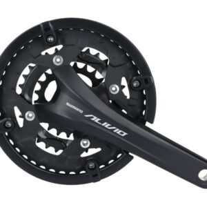 Шатуни Shimano FC-T4060 ALIVIO, 175мм, 44X32X22, інтегрована вісь, захист зірок, без каретки
