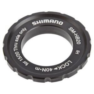 Стопорне кільце Shimano LOCK RING, SM-HB20, зовн. монтаж вісь 12/15/20мм THRU AXLE (OEM)
