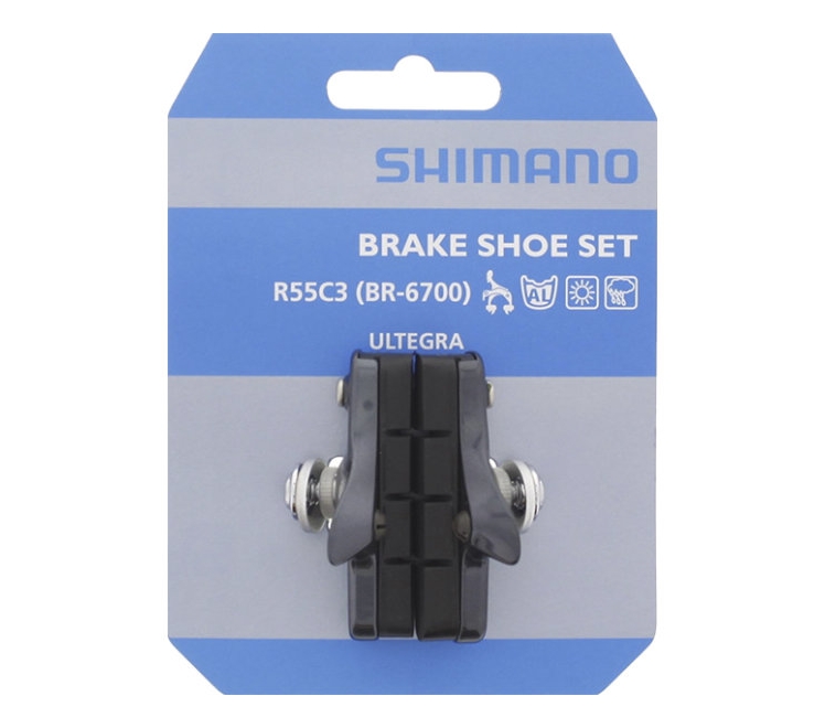 Гальмівні колодки шосейних гальм Shimano R55C3 Ultegra, сірий