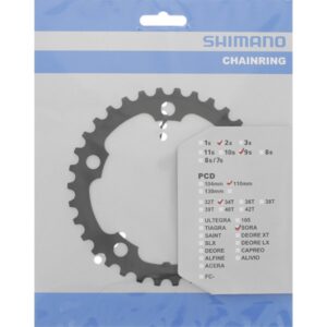 Зірка шатунів Shimano FC-3550 SORA, 34зуб. (5-лапка)