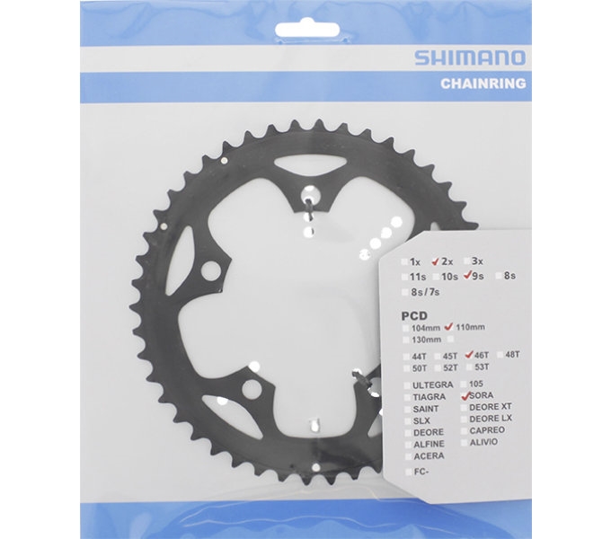 Зірка шатунів Shimano FC-3550 SORA, 46зуб. (5-лапка)