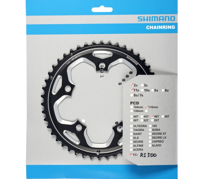 Зірка шатунів Shimano FC-RS500 46зуб.-MJ 11-швидк. (5-лапка)