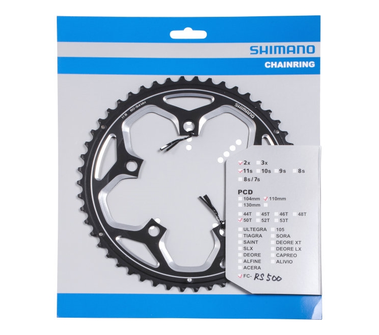 Зірка шатунів Shimano FC-RS500 50зуб.-MH 11-швидк. (5-лапка)